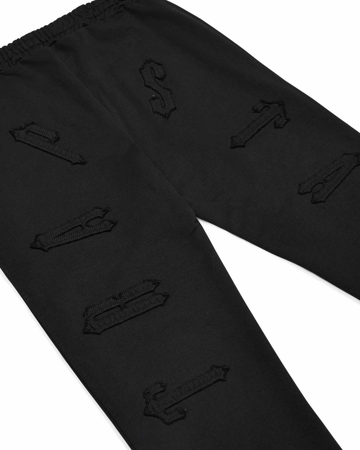 Trapstar x Ed Hardy Irongate Patchwork Jogger 黒 | TS-65406