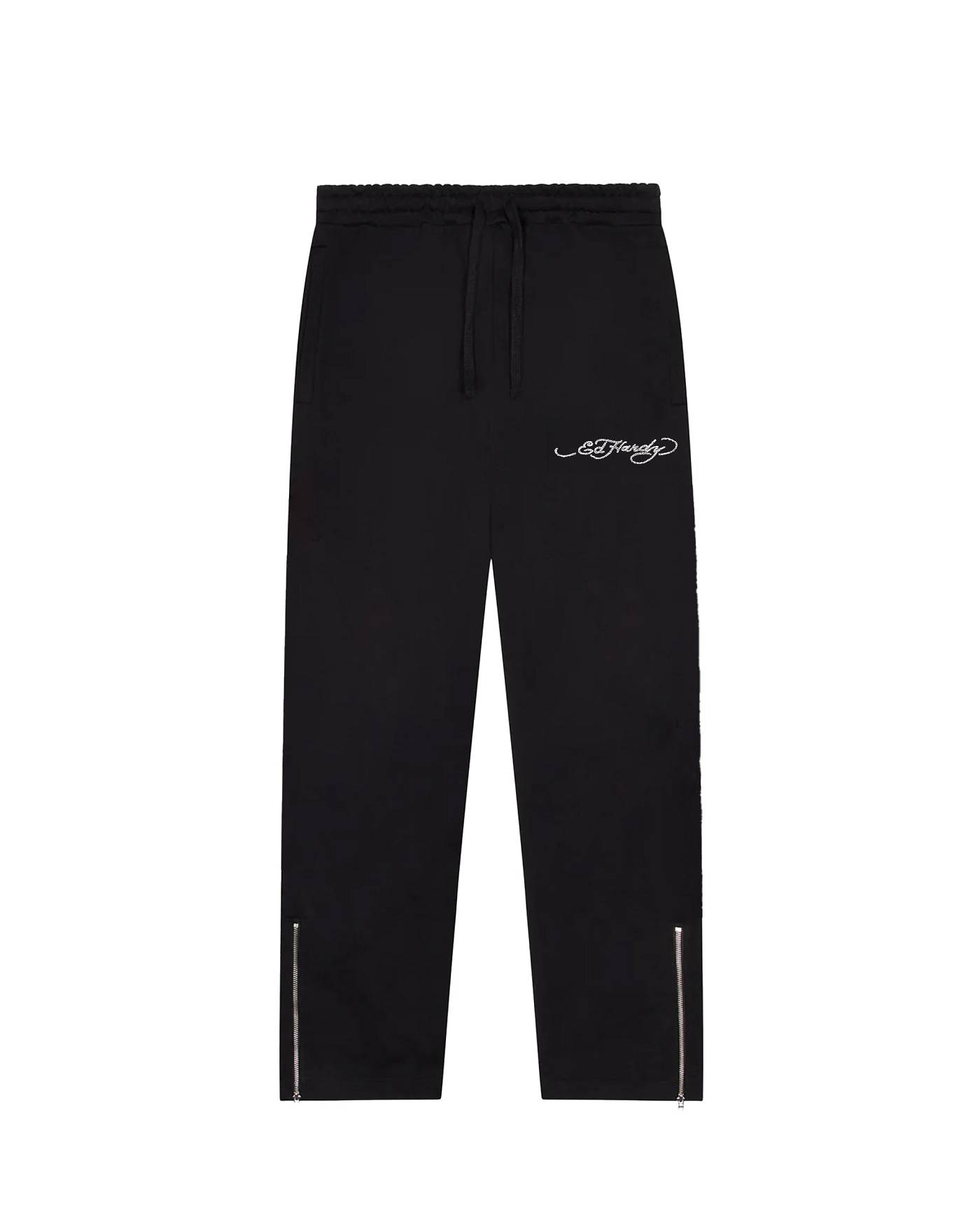 Trapstar x Ed Hardy Irongate Patchwork Jogger 黒 | TS-65406