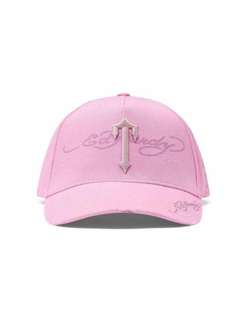 Trapstar x Ed Hardy Irongate T Cap ピンク | TS-65201