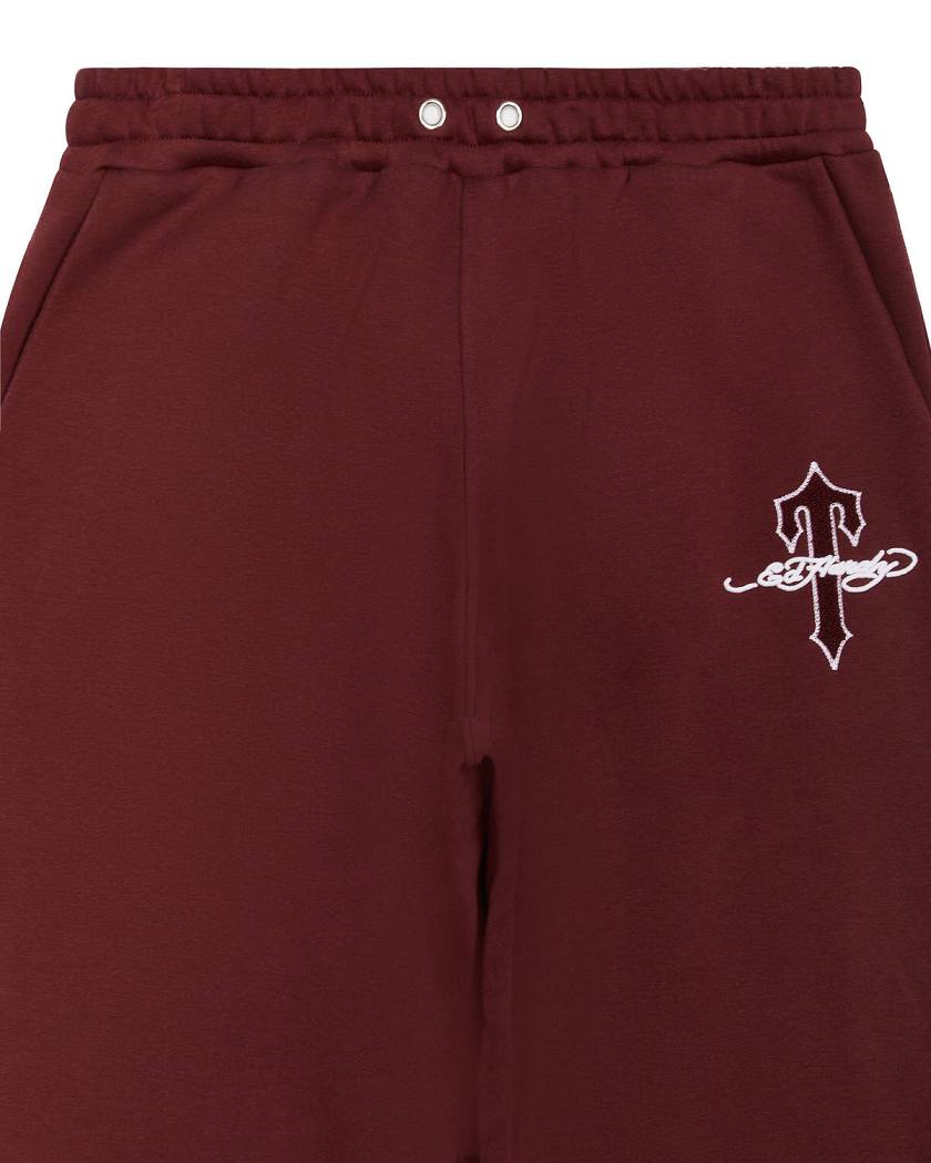 Trapstar x Ed Hardy Jogger 赤 | TS-65408