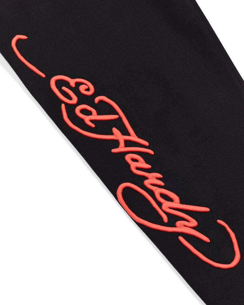 Trapstar x Ed Hardy Script Jogger 黒 | TS-65405