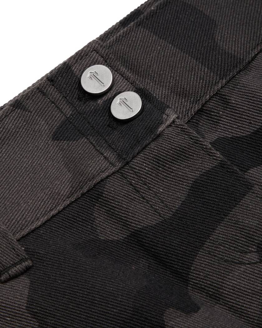 Trapstar x Ed Hardy Skirt 黒 迷彩 | TS-65100