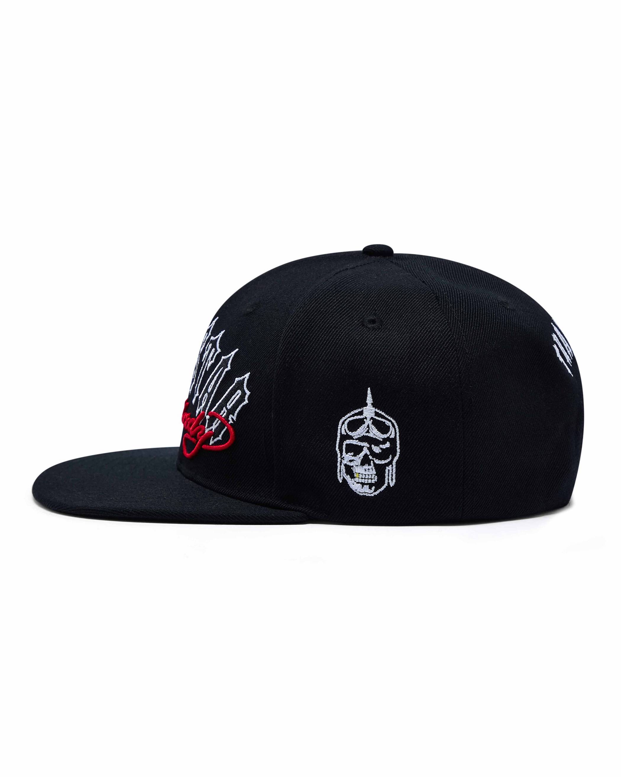 Trapstar x Ed Hardy Snapback 黒 | TS-65198